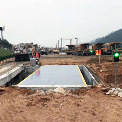 مقیاس کامیون الکترونیکی 100 تن Pitless Q235 Platform